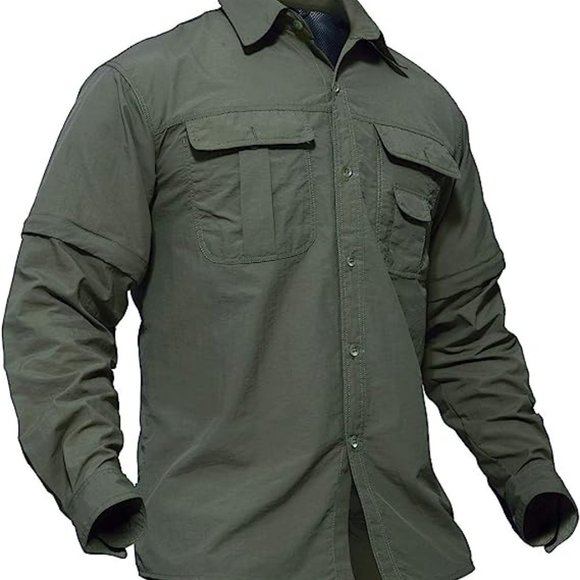 Convertible Long Sleeve Shirt - Picture 6 of 8